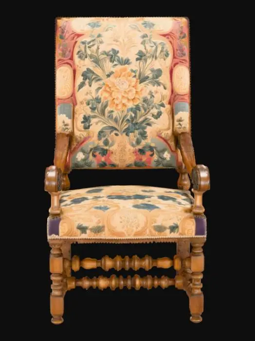 3D model for Elegant Tapestry Chair