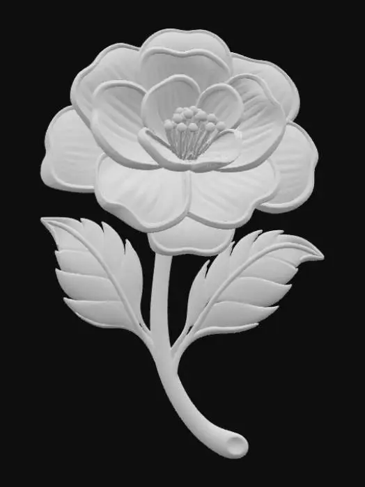 3D model for Golden Petals