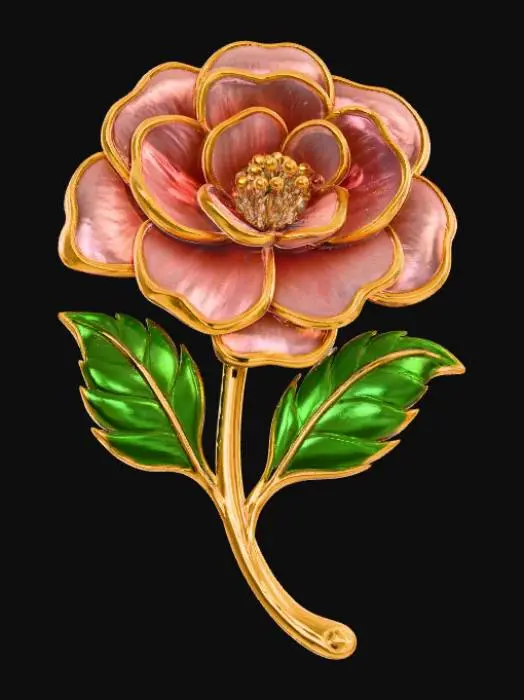 3D model for Golden Petals