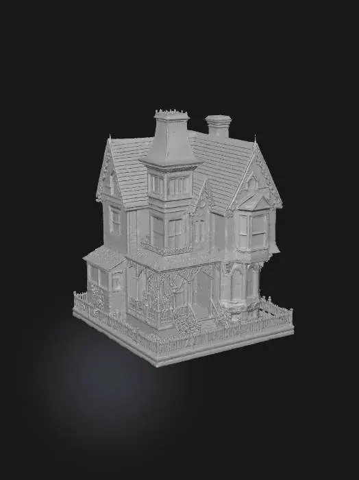 3D model for Victorian Dollhouse Display