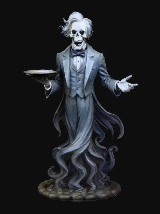 3D model for Moonlit Phantom Butler, #Halloween2025#