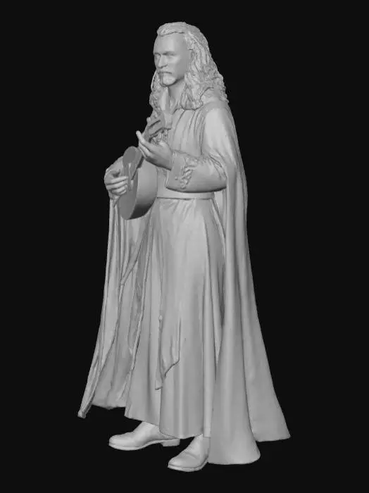 3D model for Montgomery clift as a DND bard