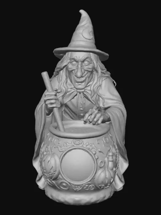 3D model for Witch's Brew Lamp, #Halloween2025#
