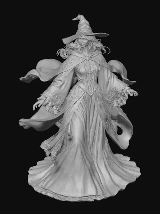 3D model for Enchanted Sorceress, #Halloween2025#