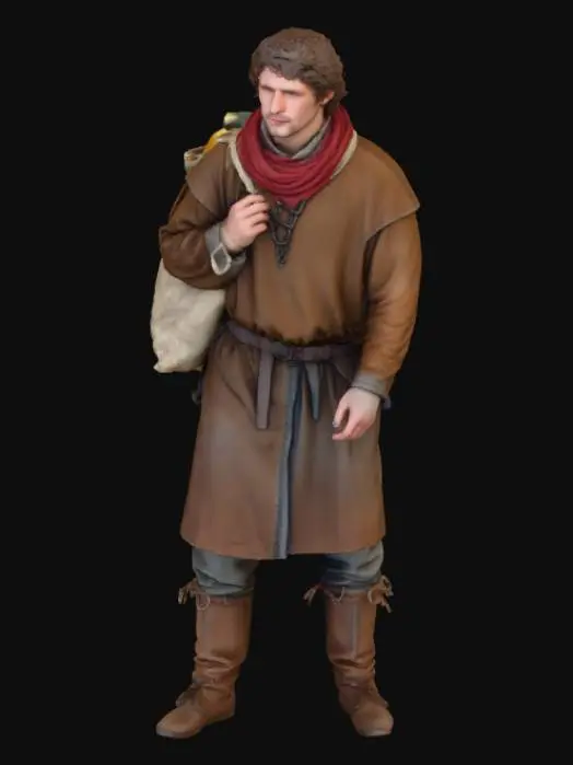 3D model for Marketplace Wanderer