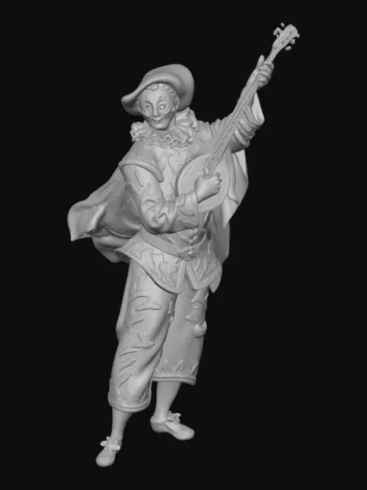 3D model for Harlequin Minstrel