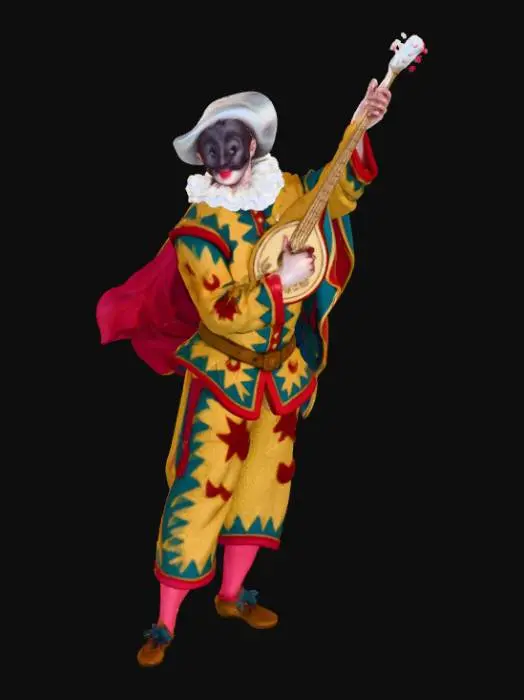 3D model for Harlequin Minstrel
