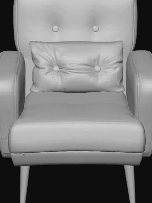 3D model for Plaid Comfort Chair