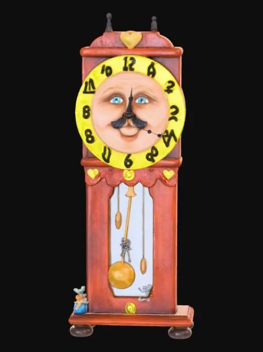 3D model for Whimsical Grandpa Clock