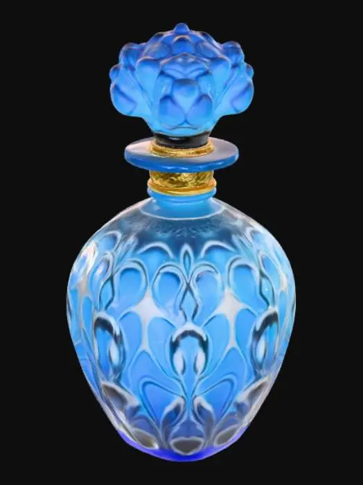 3D model for A lalique perfume bottle