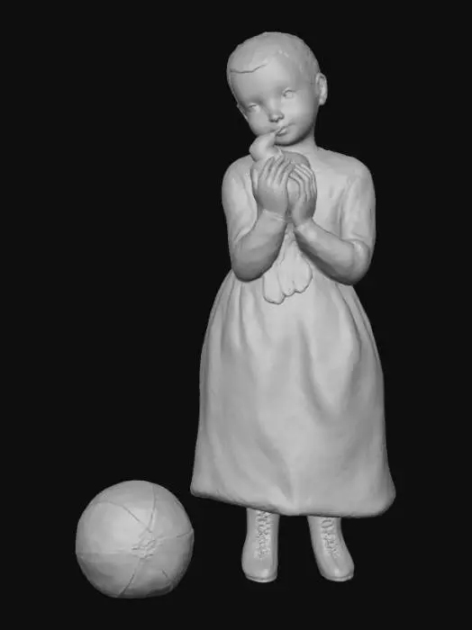 3D model for Child with Dove