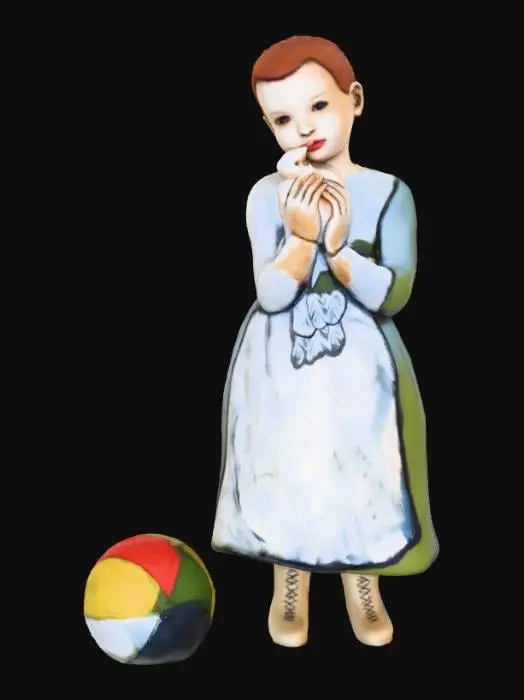 3D model for Child with Dove