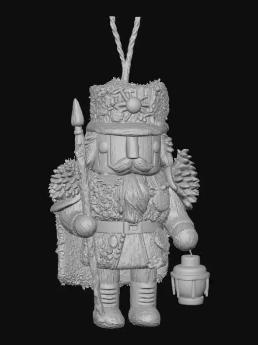 3D model for Woodland Nutcracker Ornament, #Christmas2025#