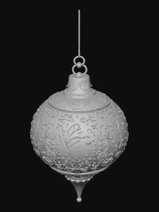 3D model for A papier mache Christmas ball, #Christmas2025#