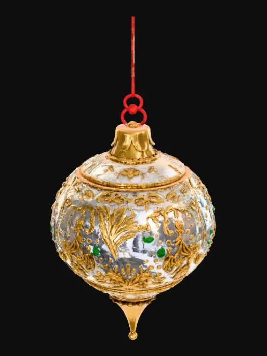 3D model for A papier mache Christmas ball, #Christmas2025#
