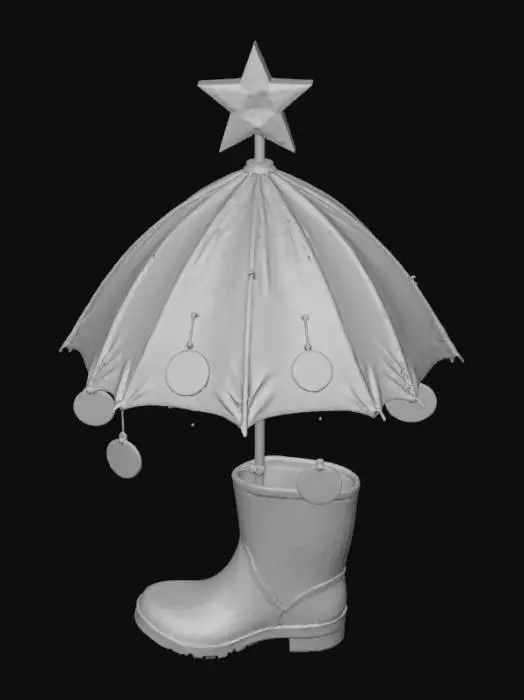 3D model for Festive RainBoot Tree, #Christmas2025#