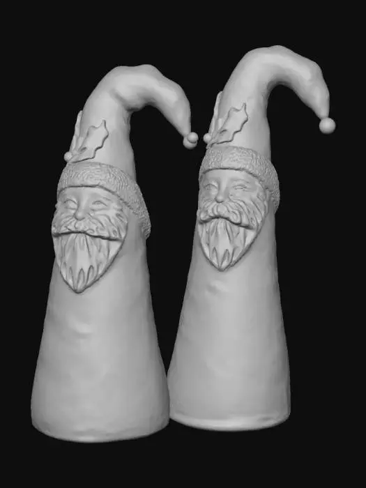 3D model for Santa Cone Figures, #Christmas2025#