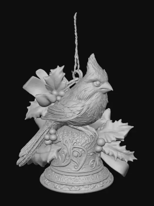 3D model for Cardinal Ornament, #Christmas2025#