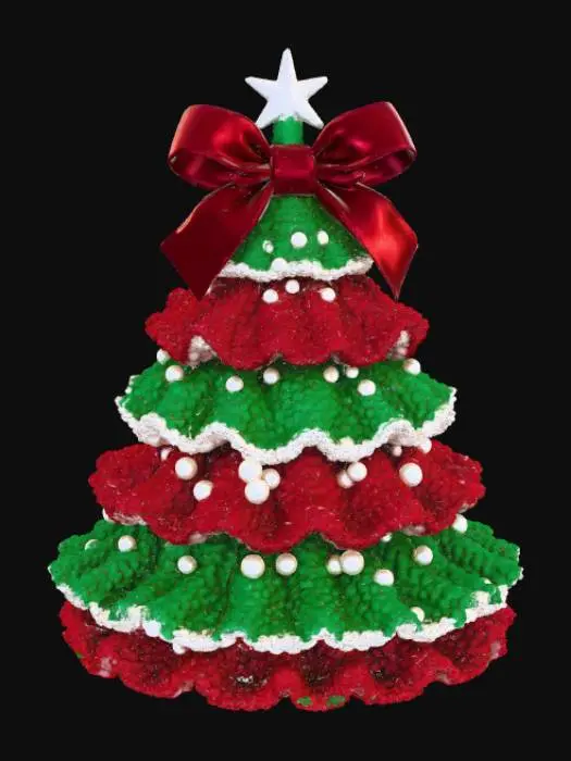 3D model for Festive Crochet Delight, #Christmas2025#