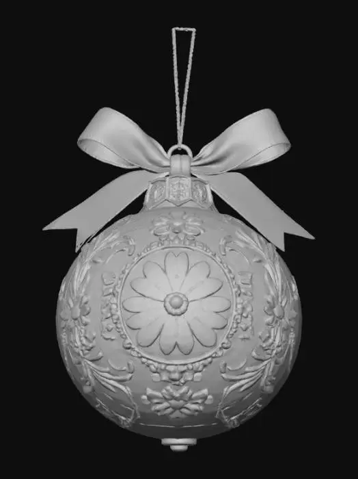3D model for Ornate Holiday Bauble, #Christmas2025#