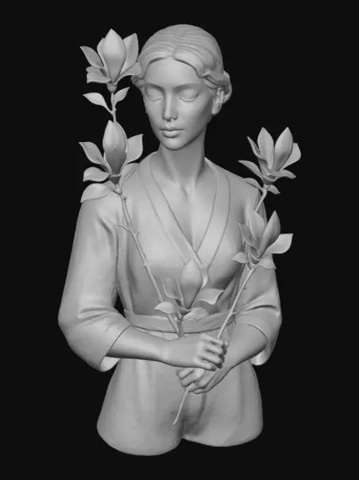 3D model for Magnolia Embrace