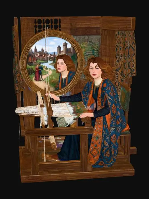 3D model for Self-Portrait at the Loom