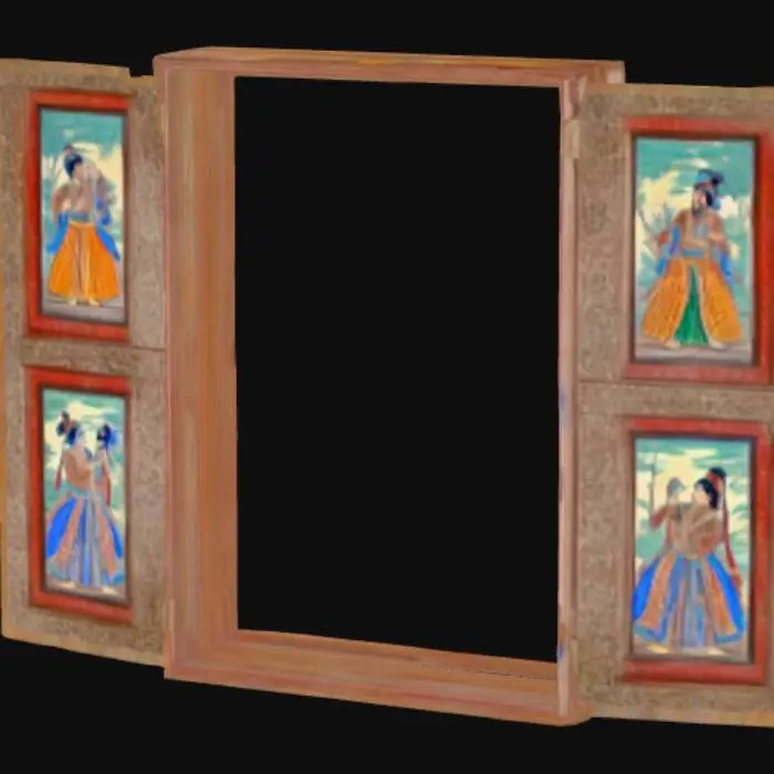3D model for Persian-Inspired Ornate Frame