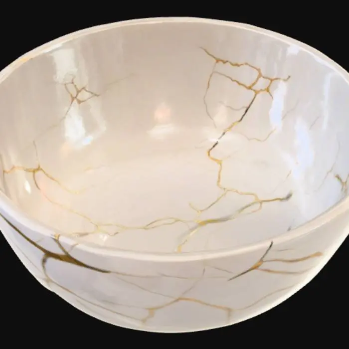 3D model for A high resolution kintsugi bowl