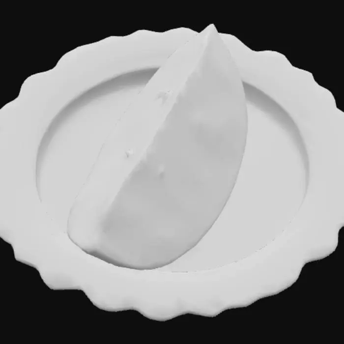3D model for A slice of watermelon in an Amalfi platter , #PBR#