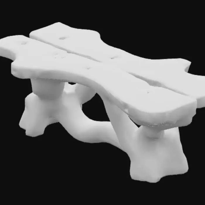3D model for A driftwood table