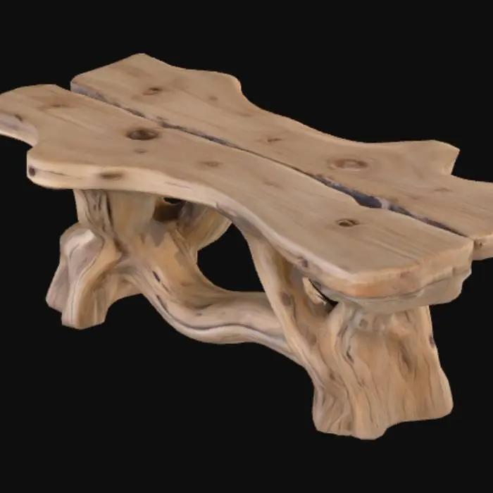 3D model for A driftwood table