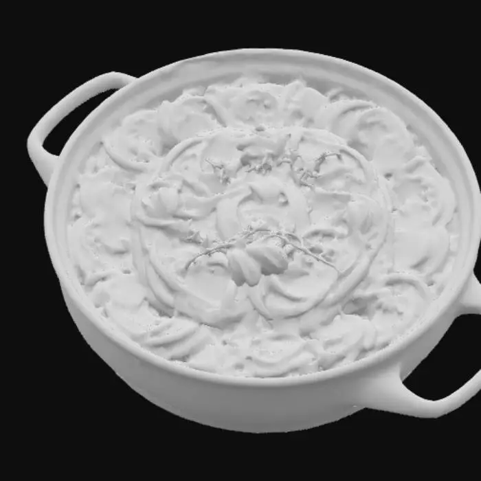 3D model for Colorful Ratatouille Bake, #food#