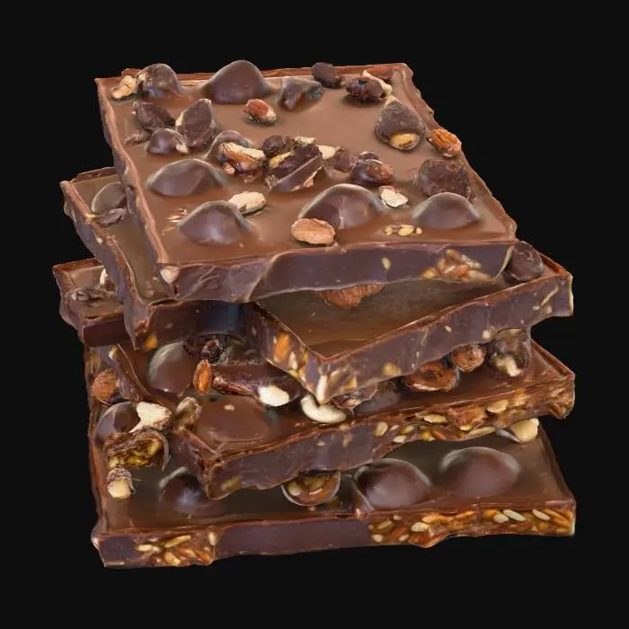 3D model for Nutty Chocolate Delight, #food#