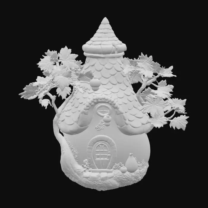 3D model for Pumpkin Cottage