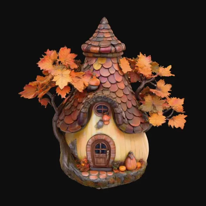 3D model for Pumpkin Cottage
