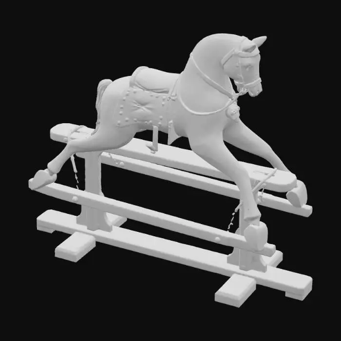 3D model for Vintage Rocking Horse