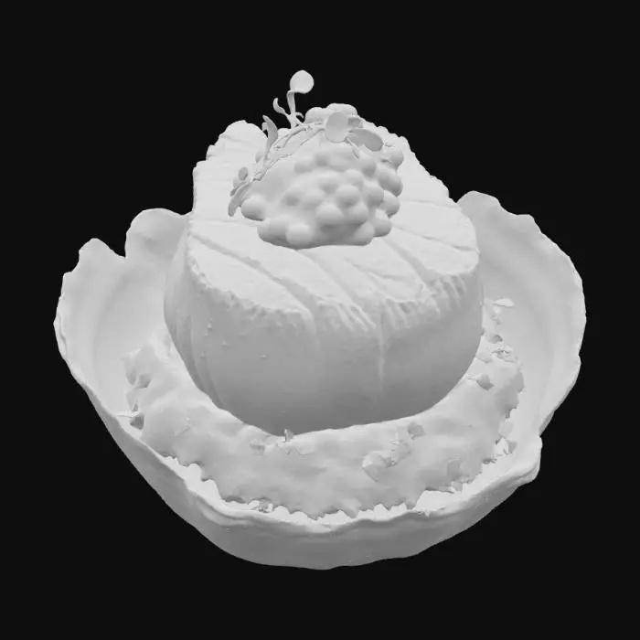 3D model for Gourmet Scallop Delight, #food#