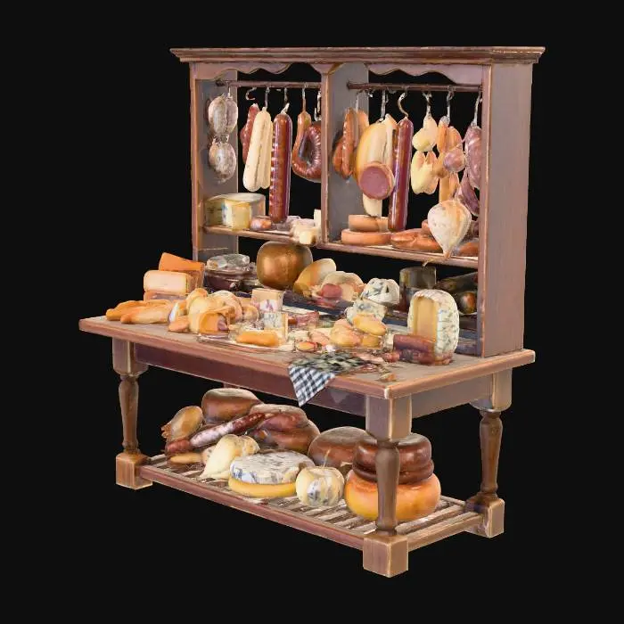 3D model for Charcuterie Display Model, #food#