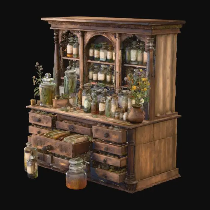 3D model for Apothecary's Cabinet