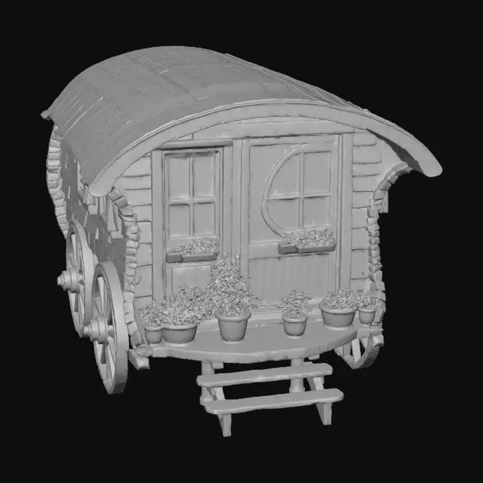 3D model for Rustic Wagon Retreat