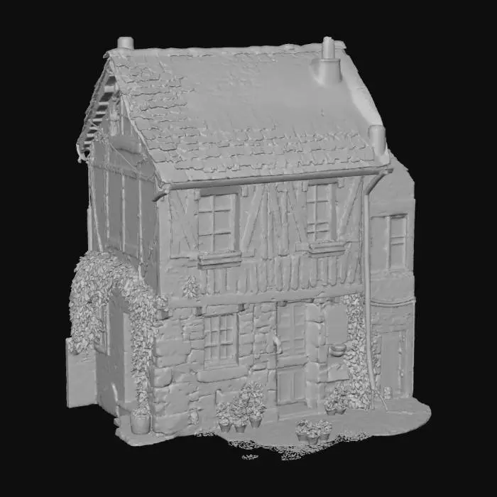 3D model for Rustic Old Cottage