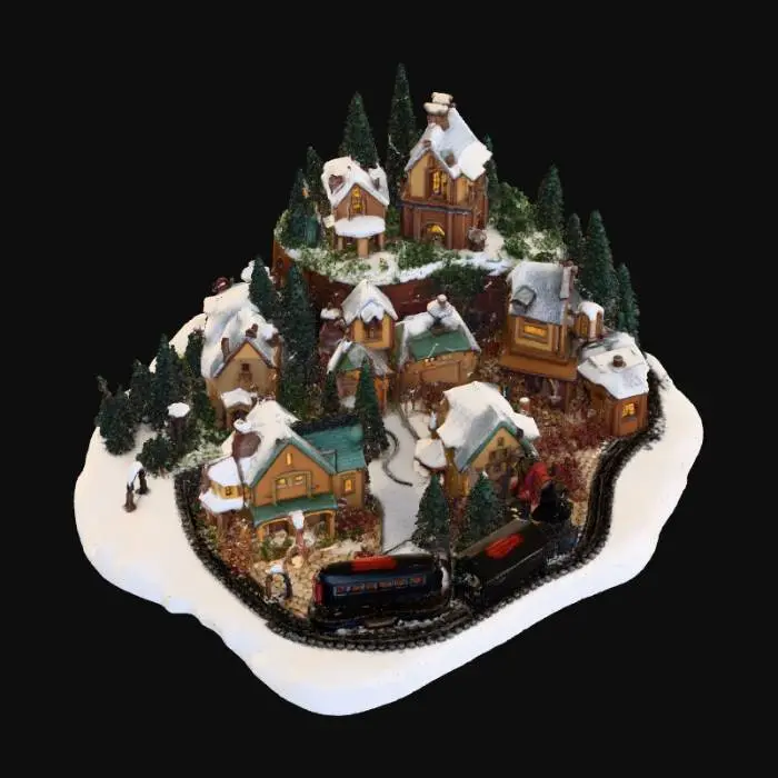 3D model for Winter Wonderland Village