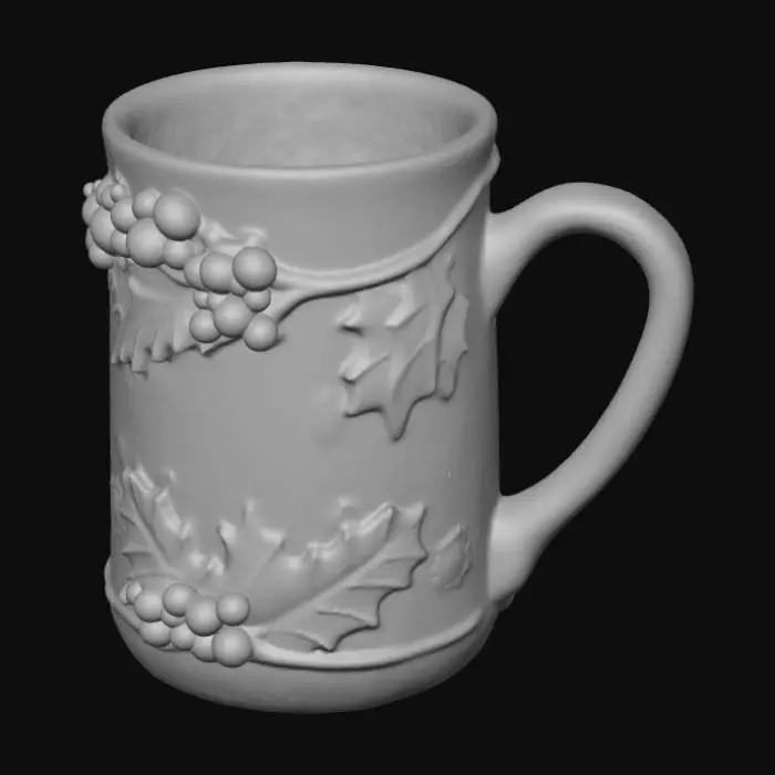 3D model for Holiday Berry Mug, #Christmas2025#