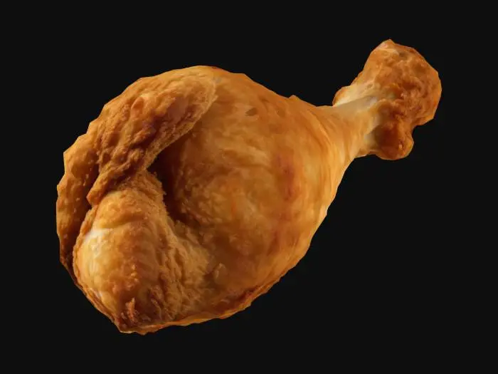 3D model for KFC crispy Chicken Drumstick 