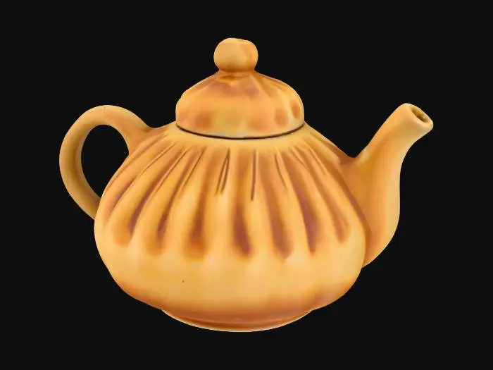 3D model for [Poland] A ceramic teapot in the style of A pierogi  #AroundTheWorld#