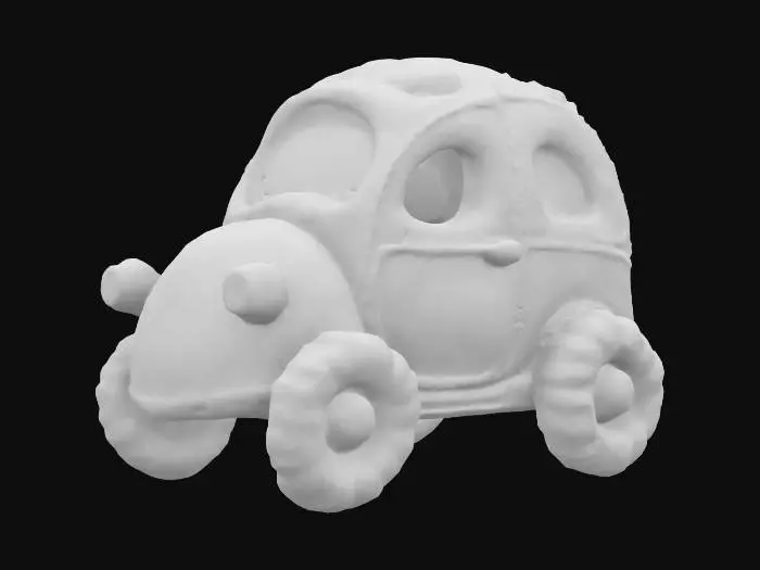 3D model for [Bolivia] A delicious realistic looking salteña pastry turned into a car with four wheels and a front window #AroundTheWorld#