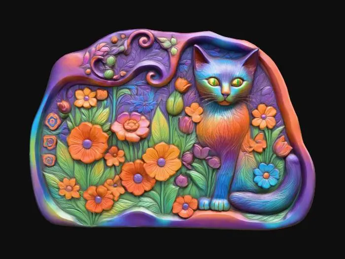 3D model for Rainbow Garden Guardian