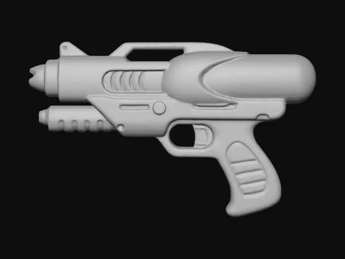 3D model for a water pistol
