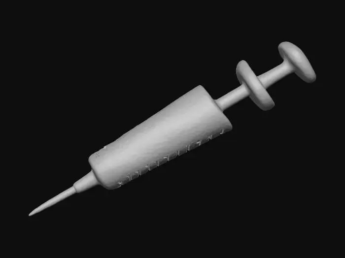 3D model for Orange Syringe Drawing