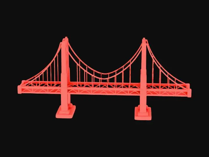3D model for Red Bridge Model